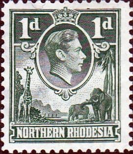 Northern Rhodesia 1938 Animals SG 28 Fine Mint