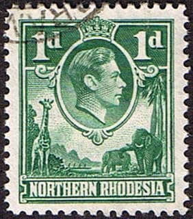 Northern Rhodesia 1938 Animals SG 28 Fine Used