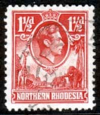 Northern Rhodesia 1938 Animals SG 29 Fine Used