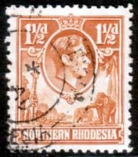 Northern Rhodesia 1938 Animals SG 30 Fine Used
