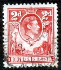 Northern Rhodesia 1938 Animals SG 32 Fine Used