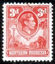 Northern Rhodesia 1938 Animals SG 35 Fine Used