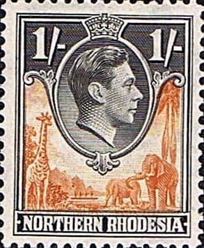 Northern Rhodesia 1938 Animals SG 40 Fine Mint