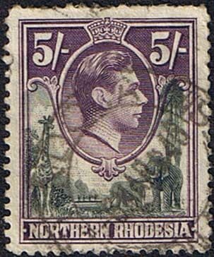 Northern Rhodesia 1938 Animals SG 43 Fine Used