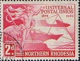 Northern Rhodesia 1949 Universal Postal Union SG 50 Fine Used
