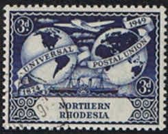 Northern Rhodesia 1949 Universal Postal Union SG 51 Fine Used