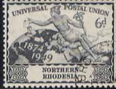 Northern Rhodesia 1949 Universal Postal Union SG 52 Fine Used