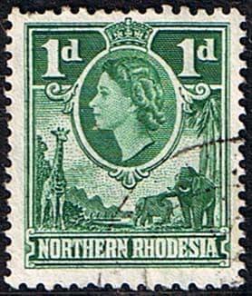 Northern Rhodesia 1953 Animals SG 62 Fine Used