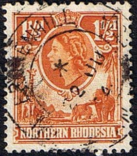 Northern Rhodesia 1953 Animals SG 63 Fine Used