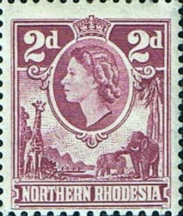Northern Rhodesia 1953 Animals SG 64 Fine Mint