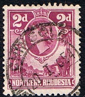 Northern Rhodesia 1953 Animals SG 64 Fine Used