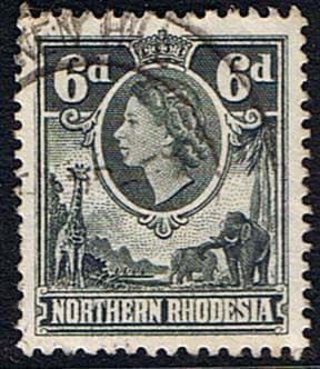 Northern Rhodesia 1953 Animals SG 68 Fine Used