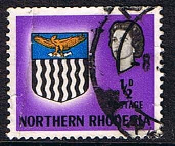 Northern Rhodesia 1963 Coat of Arms SG 75 Fine Used