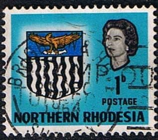 Northern Rhodesia 1963 Coat of Arms SG 76 Fine Used