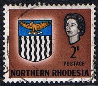 Northern Rhodesia 1963 Coat of Arms SG 77 Fine Used
