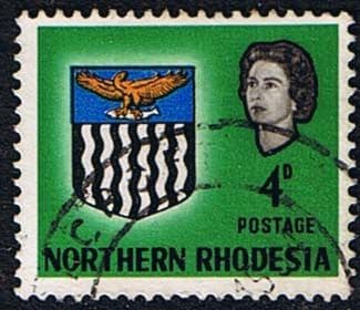 Northern Rhodesia 1963 Coat of Arms SG 79 Fine Used