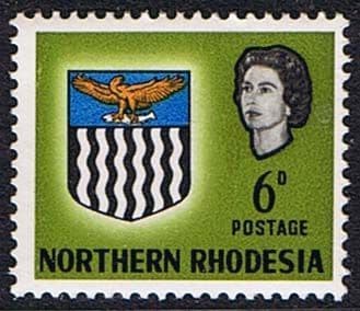 Northern Rhodesia 1963 Coat of Arms SG 80 Fine Mint