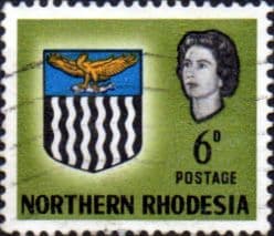 Northern Rhodesia 1963 Coat of Arms SG 80 Fine Used