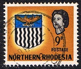 Northern Rhodesia 1963 Coat of Arms SG 81 Fine Used