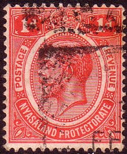 Nyasaland 1913 King George V SG 85 Fine Used