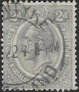 Nyasaland 1913 King George V SG 87 Fine Used