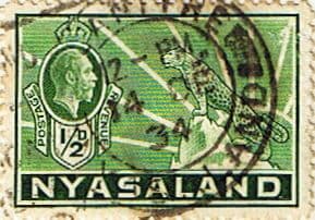 Nyasaland 1934 SG 114 Leopard Symbol of the Protectorate Fine Used