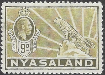 Nyasaland 1934 SG 121 Leopard Symbol of the Protectorate Fine Mint