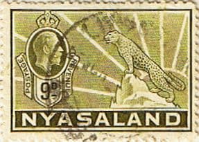 Nyasaland 1934 SG 121 Leopard Symbol of the Protectorate Fine Used