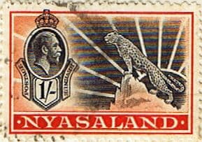 Nyasaland 1934 SG 122 Leopard Symbol of the Protectorate Fine Used