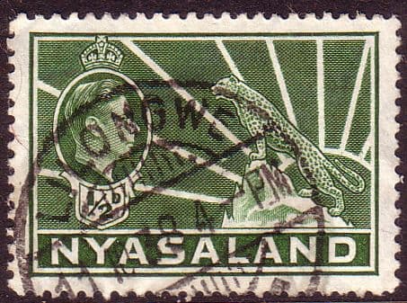 Nyasaland 1938 SG 130 Leopard Symbol of the Protectorate Fine Used