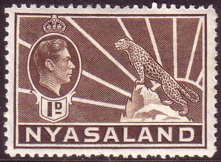 Nyasaland 1938 SG 131 Leopard Symbol of the Protectorate Fine Mint
