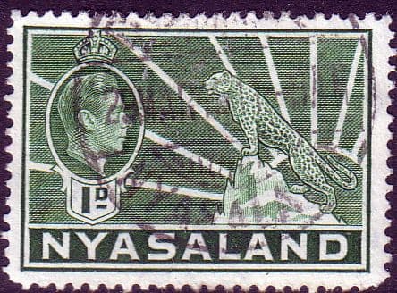 Nyasaland 1938 SG 131a Leopard Symbol of the Protectorate Fine Used
