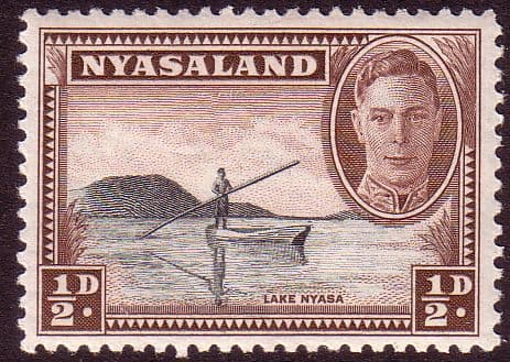 Nyasaland 1945 SG 144 Lake Nyasa Fine Mint