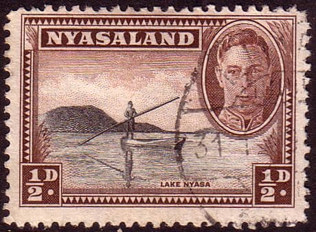 Nyasaland 1945 SG 144 Lake Nyasa Fine Used