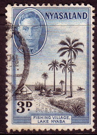 Nyasaland 1945 SG 148 Lake Nyasa Fishing Village Fine Used