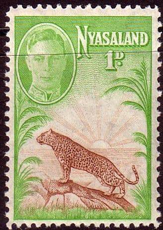 Nyasaland 1947 SG 160 Leopard Fine Mint