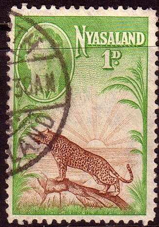 Nyasaland 1947 SG 160 Leopard Fine Used