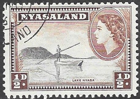 Nyasaland 1953 SG 173 Lake Nyasa Fine Used