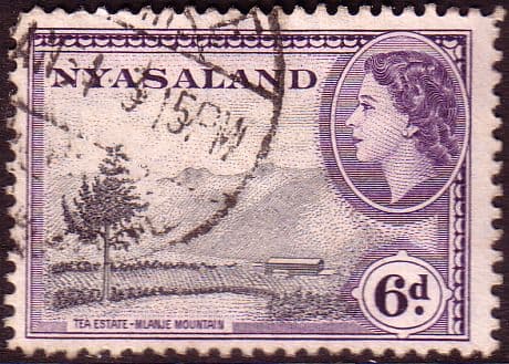 Nyasaland 1953 SG 180 Tea Estate Mlanje Mountain Fine Used