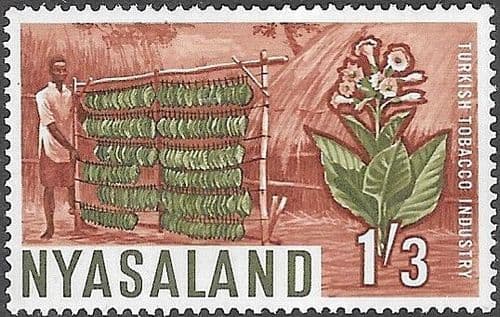 Nyasaland 1964 Turkish tobacco industry SG 206 Fine Mint