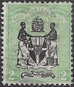 Nyasaland British Central Africa 1895 Coat of Arms SG 22 Fine Used