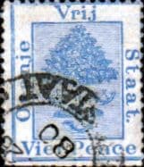 Orange Free State 1878 SG 19 Orange Tree Fine Used