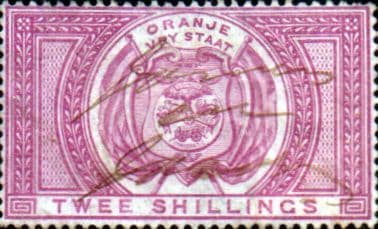 Orange Free State 1882 SG F6 Fiscal Stamps Also Used for Postage Fine Used