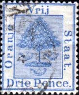Orange Free State 1883 SG 51 Orange Tree Fine Used