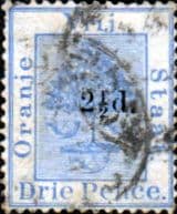 Orange Free State 1892 SG 67 Orange Tree Surcharged Fine Used