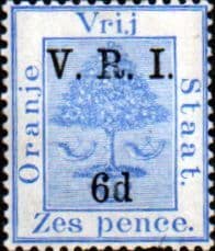 Orange Free State 1900 SG 109 Orange Tree V R I Overprint Fine Mint