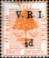 Orange Free State 1900 SG 112 Orange Tree V R I Overprint Fine Mint