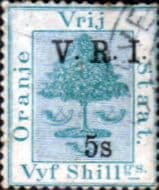 Orange Free State 1900 SG 122 Orange Tree V R I Overprint Fine Used