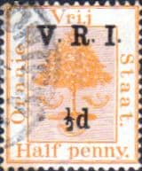 Orange Free State 1900 SG 123 Orange Tree V R I Overprint Fine Used