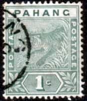 Pahang 1891 Tiger SG 11 Fine Used